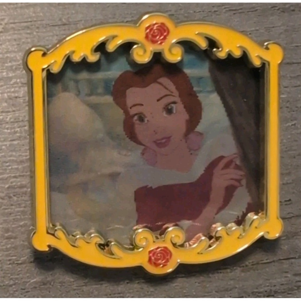 Loungefly Disney Beauty and the Beast Lenticular Blind Box Pin Belle & Beast NEW